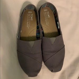 Grey Toms. Worn a handful of times.